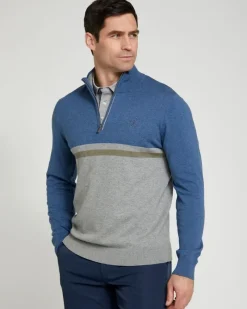 Hot Dunnes Stores Pádraig Harrington Colour Block Half Zip Jumper
