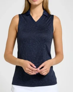 Sale Dunnes Stores Pádraig Harrington Navy Jacquard Golf Polo