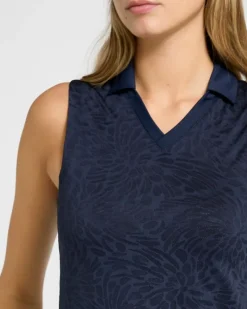 Sale Dunnes Stores Pádraig Harrington Navy Jacquard Golf Polo