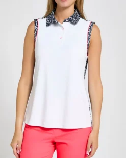 Outlet Dunnes Stores Pádraig Harrington Print Sleeveless Golf Polo