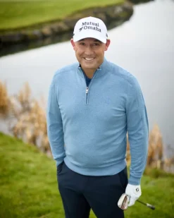 Best Dunnes Stores Pádraig Harrington Textured Quarter Zip Jumper