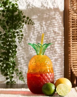 Fashion Dunnes Stores Pineapple With Straw Tumbler