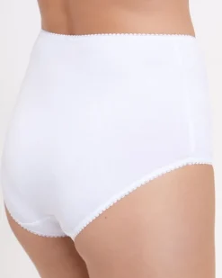 New Dunnes Stores Plain Cotton Rich Full Briefs - Pack of 5