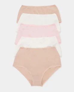 Best Dunnes Stores Plain Cotton Rich Full Briefs - Pack of 5