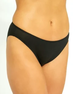 New Dunnes Stores Plain Cotton Rich High Leg Briefs - Pack Of 5