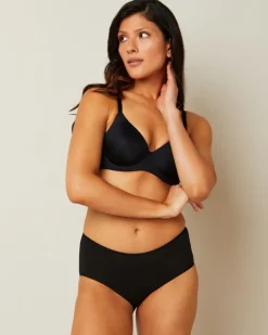 Discount Dunnes Stores Plain Cotton Rich Midi Briefs - Pack of 5