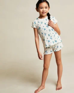 New Dunnes Stores Pointelle Boxer Shorts Pyjamas (3-14 Years)