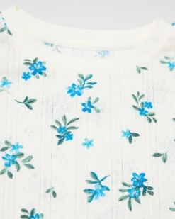 New Dunnes Stores Pointelle Boxer Shorts Pyjamas (3-14 Years)