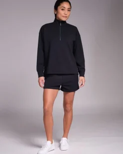 Sale Dunnes Stores Powercut All-Day Wear Half Zip Outerspace Navy Sweatshirt