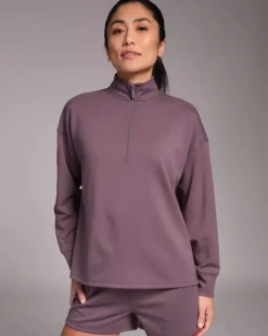 Sale Dunnes Stores Powercut All-Day Wear Half-Zip Flint Sweatshirt