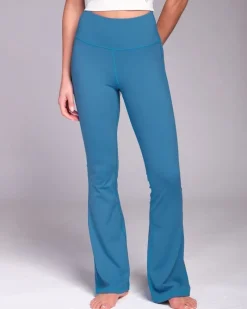 Clearance Dunnes Stores Powercut All-Day Wear Vintage Blue Flared Leggings