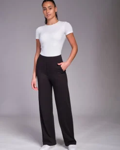 Online Dunnes Stores Powercut All-Day-Wear Wide Leg Trousers