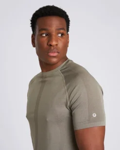 Fashion Dunnes Stores Powercut Central Training T-Shirt In Khaki