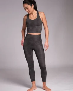 Best Dunnes Stores Powercut FreeMove 7/8 Leggings Black Marble