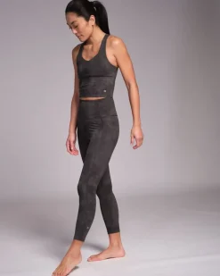 Best Dunnes Stores Powercut FreeMove 7/8 Leggings Black Marble