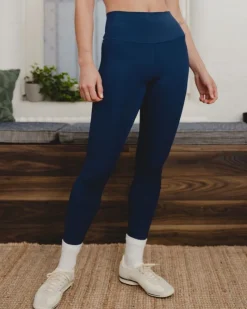 Outlet Dunnes Stores Powercut On The Go Embossed Leggings In Navy