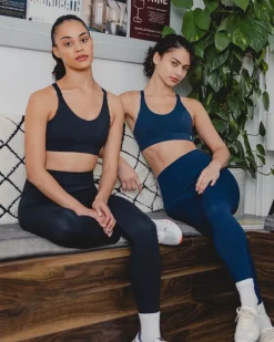 Outlet Dunnes Stores Powercut On The Go Embossed Leggings In Navy
