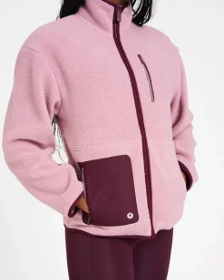 Discount Dunnes Stores Powercut Outsider Full Zip Fleece In Elderberry
