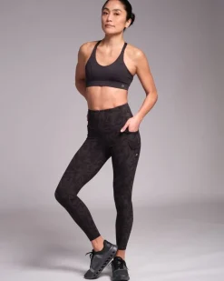Discount Dunnes Stores Powercut Sculpt High-Waisted Leggings Black Terrain