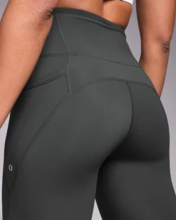 New Dunnes Stores Powercut Sculpt High-Waisted Leggings Asphalt Grey