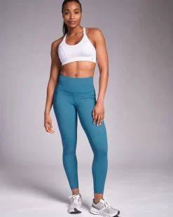 Hot Dunnes Stores Powercut Sculpt High-Waisted Leggings Vintage Blue