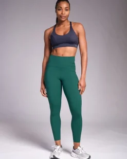 Best Dunnes Stores Powercut Sculpt High-Waisted Leggings Jungle Green