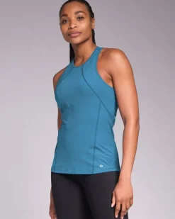 New Dunnes Stores Powercut Sculpt Perform Training Vest Vintage Blue