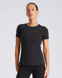 Fashion Dunnes Stores Powercut Sculpt Perform Training T-Shirt In Black