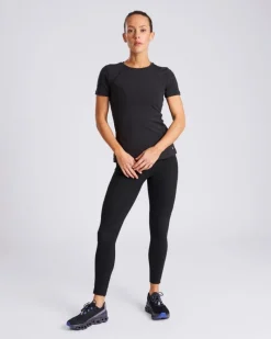 Fashion Dunnes Stores Powercut Sculpt Perform Training T-Shirt In Black