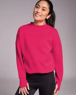 Sale Dunnes Stores Powercut Studio Crew Sweatshirt Raspberry
