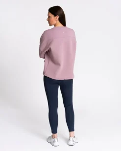 Outlet Dunnes Stores Powercut Studio Crew Sweatshirt Elderberry