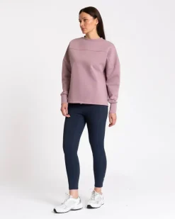 Outlet Dunnes Stores Powercut Studio Crew Sweatshirt Elderberry