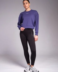 Discount Dunnes Stores Powercut Studio Cropped Sweatshirt Future Dusk