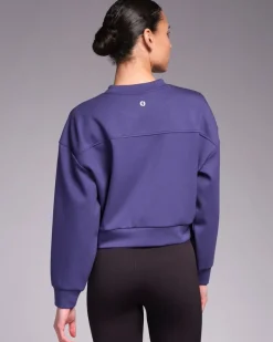 Discount Dunnes Stores Powercut Studio Cropped Sweatshirt Future Dusk