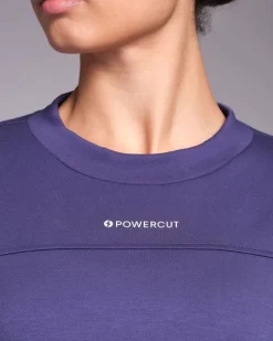 Discount Dunnes Stores Powercut Studio Cropped Sweatshirt Future Dusk