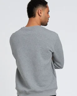 Sale Dunnes Stores Powercut Tek Pak Men's Grey Marl Crew Neck Sweatshirt