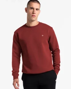 New Dunnes Stores Powercut Tek Pak Men's Rust Crew Neck Sweatshirt
