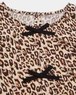 Outlet Dunnes Stores Print Bow Top (2-14 Years)