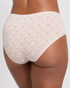 Sale Dunnes Stores Print Cotton Rich Midi Briefs - Pack of 5