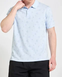 Sale Dunnes Stores Print Pique Polo
