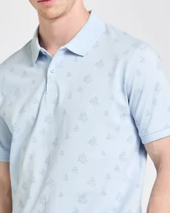 Sale Dunnes Stores Print Pique Polo