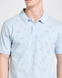 Sale Dunnes Stores Print Pique Polo