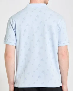 Sale Dunnes Stores Print Pique Polo