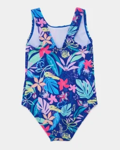 Online Dunnes Stores Print Swimsuit (3-14 years)