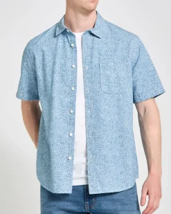 Hot Dunnes Stores Printed Crosshatch Shirt