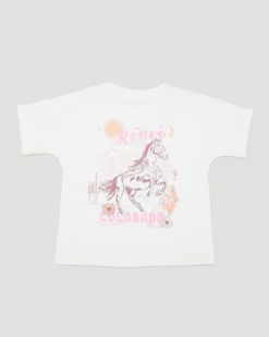 Clearance Dunnes Stores Printed Curved Hem T-Shirt (2-14 Years)