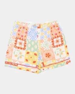 Online Dunnes Stores Printed Revere Short-Sleeved Pyjamas (3-14 Years)