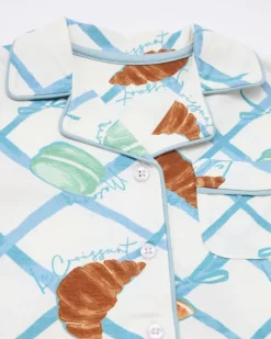 Outlet Dunnes Stores Printed Revere Short-Sleeved Pyjamas (3-14 Years)