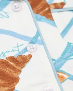 Outlet Dunnes Stores Printed Revere Short-Sleeved Pyjamas (3-14 Years)