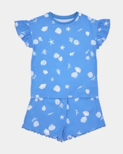 Clearance Dunnes Stores Printed Short Pyjama Set (2-14 Years)
